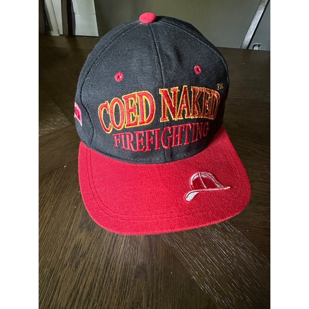 Coed Naked Firefighting Hat - "Find 'Em Hot Leave 'Em Wet" - Adjustable Snapback - Picture 10 of 10